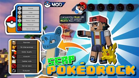New Update Minecraft Pe Serp Pokédrock Download Pokémon Addon