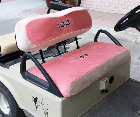 10l0l Golf Cart Bench Seat Cover Set Cotton Washable Velour Terry