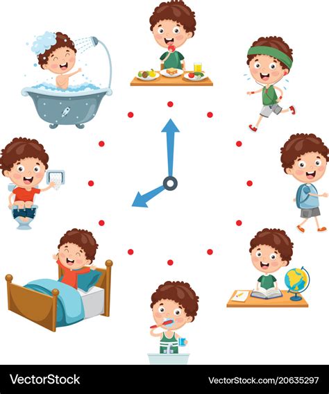 Daily Routine Pictures For Kids
