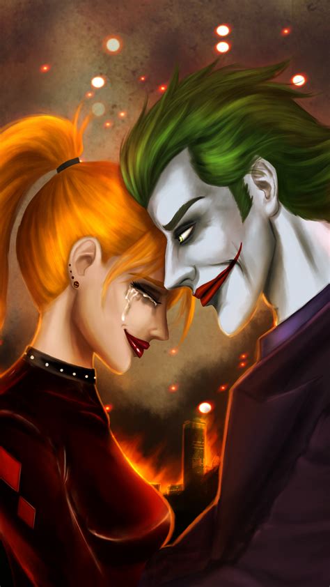 1080x1920 1080x1920 Joker Harley Quinn Hd Superheroes Supervillain Artwork Deviantart