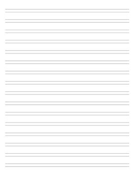 Printable writing paper templates for primary grades. Second grade Journal writing paper Calkins No top line paper 2 lines HWT