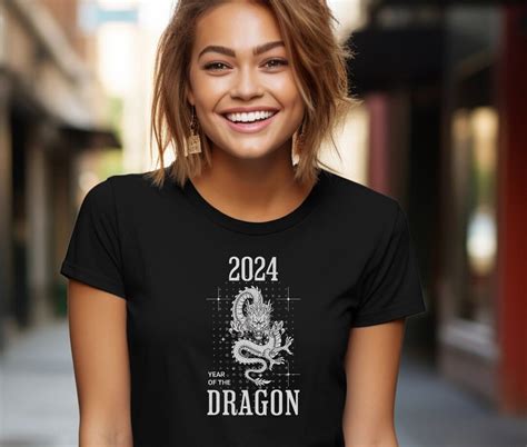 Year Of The Dragon 2024 Chinese New Year Zodiac Lunar New Year New Year Tee New Year T