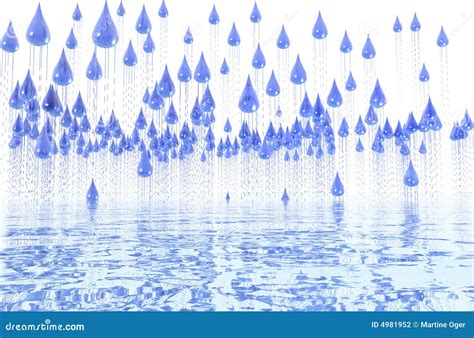 Rain Shower Stock Illustration Illustration Of Purity 4981952