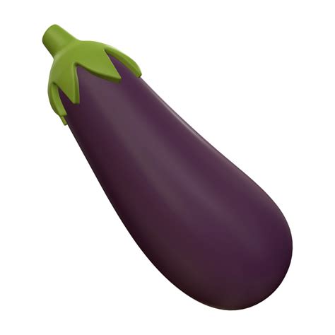 Eggplant Emoji Cgtrader