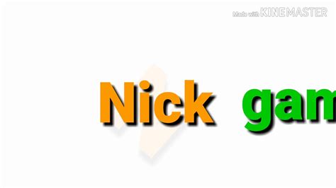 Nick Games Logo 2019 Youtube