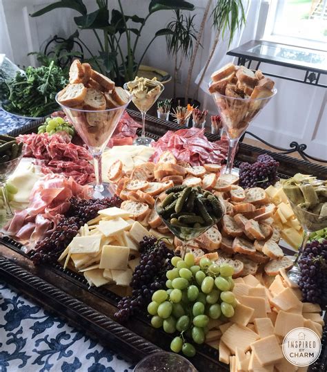 Fabulous Meat Cheese And Bread Display For Party