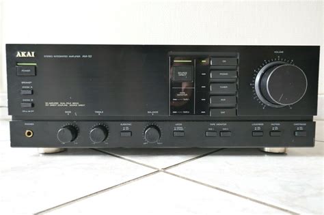 Amplificateur Akai Stereo Integrated Amplifier Am 52 Vintage