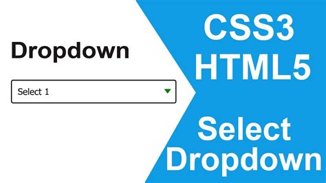 how to create custom select dropdown using css select dropdown custom design using css youtube