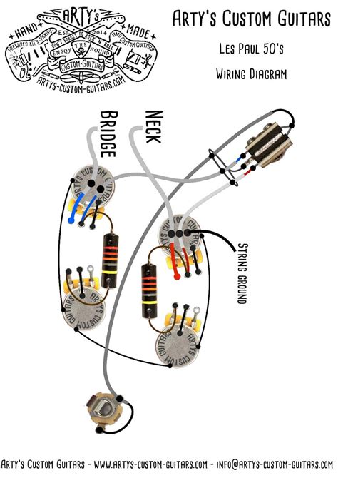 Les paul jr or sg jr wiring kit. Gibson Les Paul 50s Wiring Schematic | schematic and wiring diagram