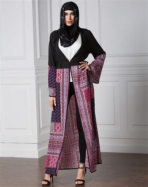 2018 Vintage Women Abaya Turkish Robe Big Size 5xl Muslim Cardigan