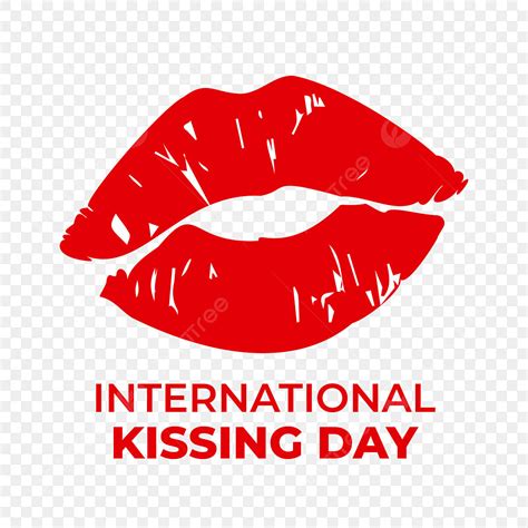 Lips Mouth Kiss Vector Hd Images Kissing Day Lip Kiss Logo Kiss