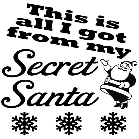 Free Secret Santa Svg File Free Svg Files