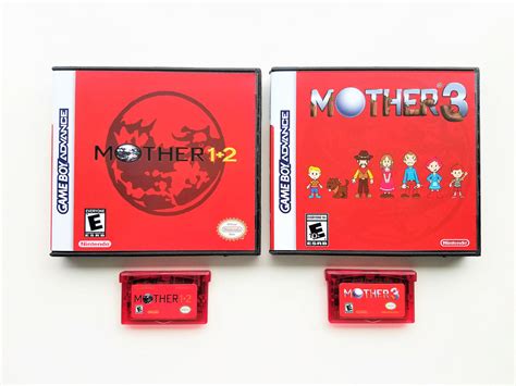 Mother 1 2 3 Game And Cases English Translated Gameboy Advance Gba