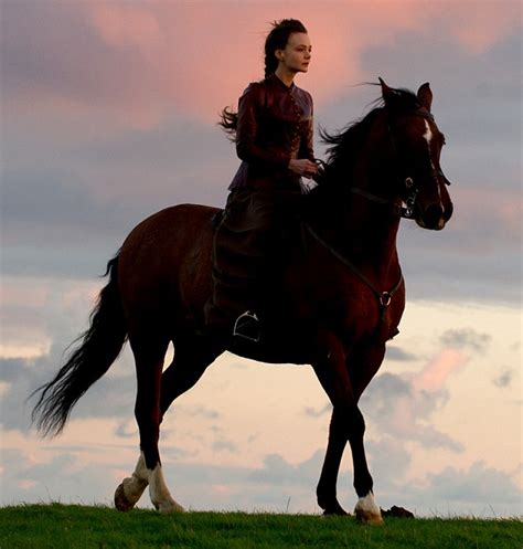 Carey Mulligan Horses Around In Far From The Madding Crowd