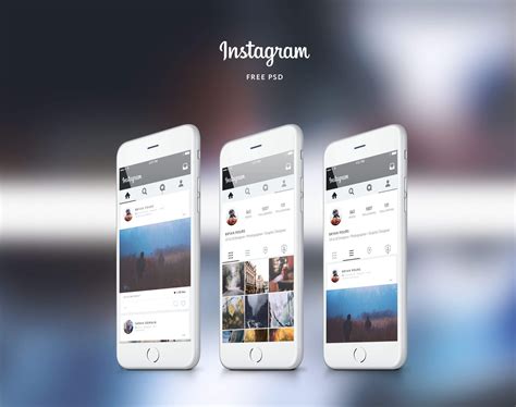 Instagram Free Ui Concept Free Psds And Sketch App Resources For