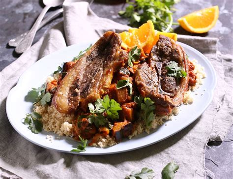Spiced Lamb Chops With Couscous Abel Cole