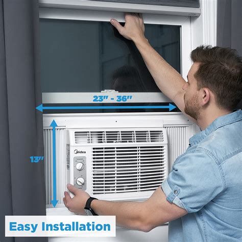 Midea 5000 Btu Easycool Window Air Conditioner And Fan Cool Up To
