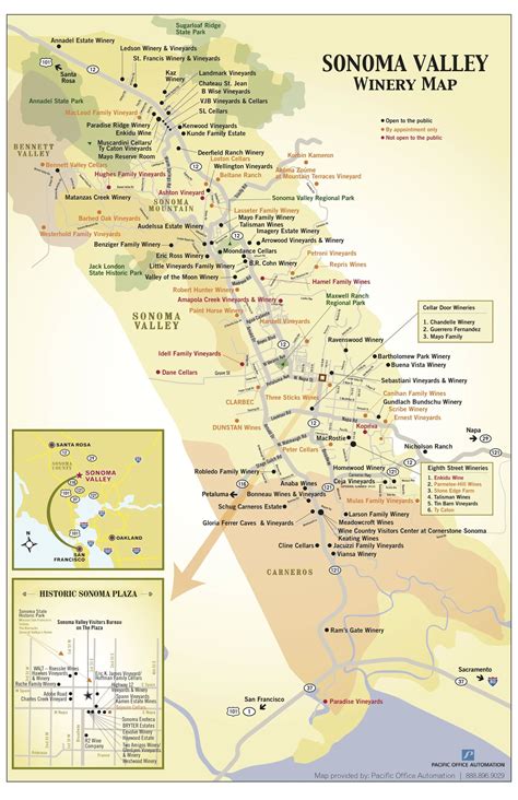 Napa County Map