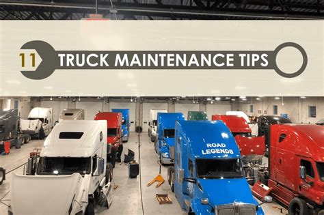 11 Necessary Truck Maintenance Tips
