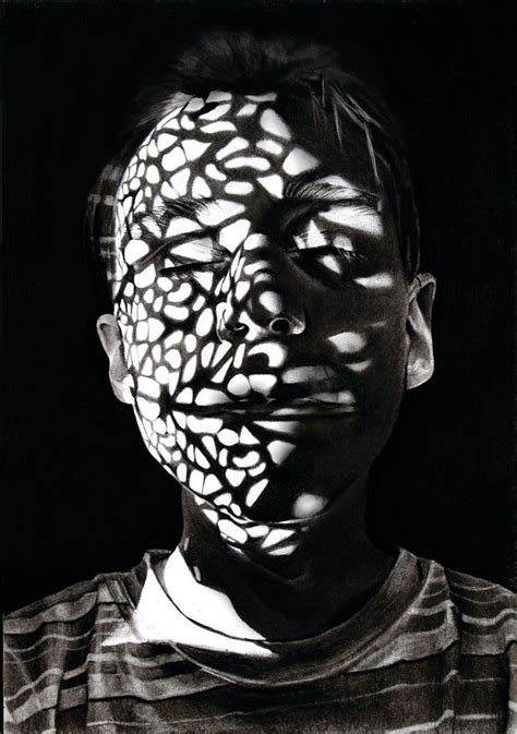 These Portraits Reveal Shadow Covered Faces With Emotional Expressions