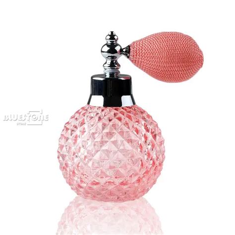 100ml Pink Vintage Crystal Perfume Bottle Spray Atomizer Glass Bottle
