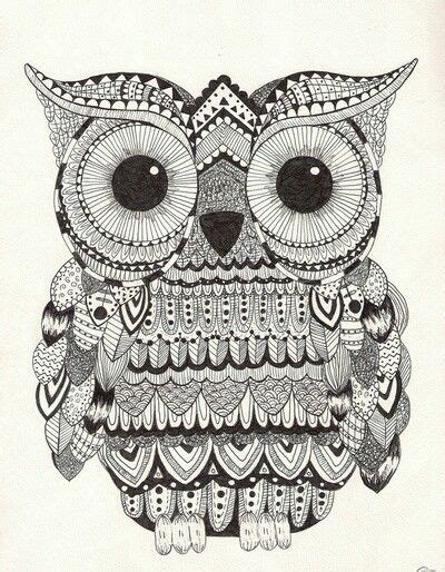 Zentangle Owl
