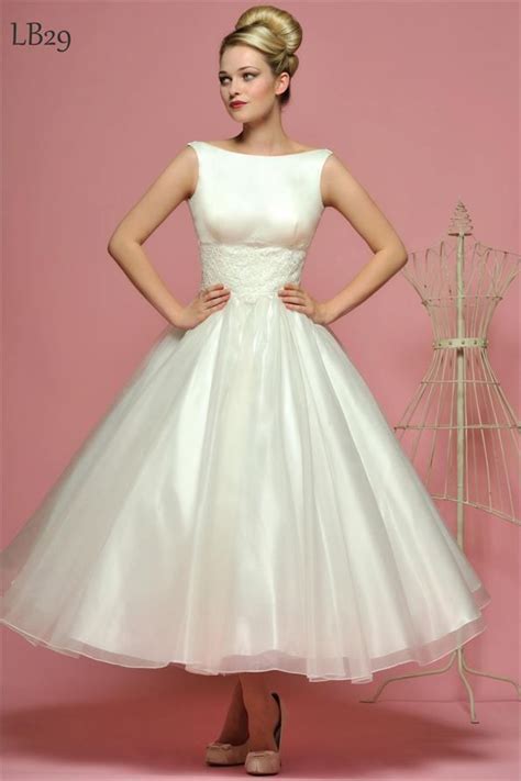 Pin By Sacredrebellion On Secret 50s Style Wedding Dress Tea Length