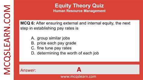 Equity considerations in international taxation. Equity Theory Quiz - MCQsLearn Free Videos - YouTube
