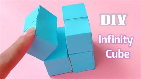 How To Make Paper Infinity Cube Easy Tutorial For Beginners Step By