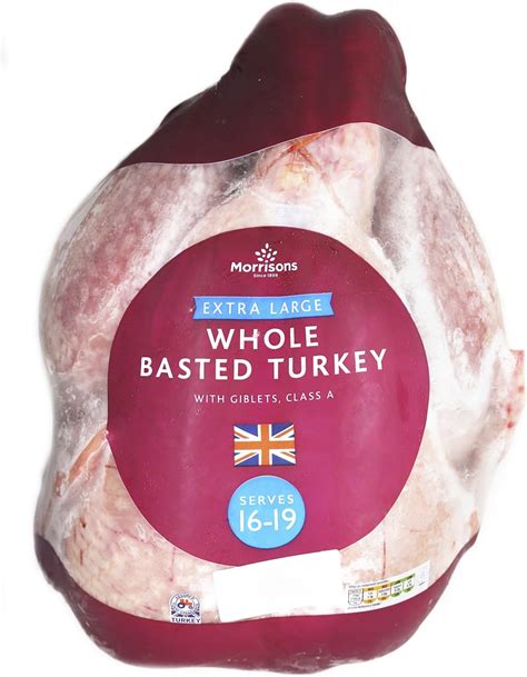 morrisons basted extra large turkey frozen uk grocery