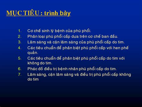 Chẩn đoán hình ảnh phù phổi cấp và hội chứng nguy cấp hô hấp ở người lớn là bài giảng trong khóa học siêu âm tim mạch. BỆNH HỌC: Phù phổi cấp