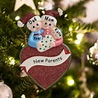 New Parents Personalized First Christmast Ornament