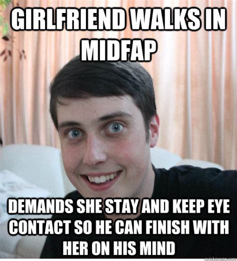 Girlfriend Walks In Midfap Demands She Stay And Keep Eye Contact So He Can Finish With Her On
