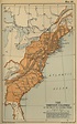 RS-Cartography and Navigation: Map of the 13 colonies of USA in 1775