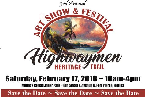 Calendar Highwaymen Heritage Art Show And Festival