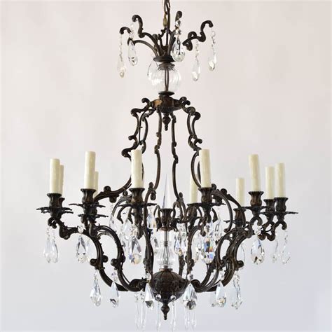 Its traditional design in oil rubbed bronze finish will provide a great design touch to any room. Italian Rococo Bronze Chandelier with Crystal - The Big ...