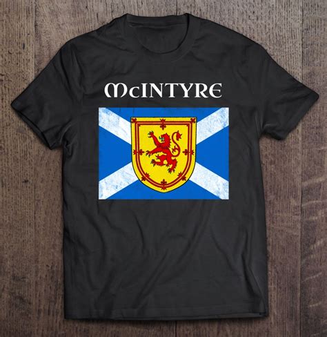 Mcintyre Scottish Clan Name Scotland Flag