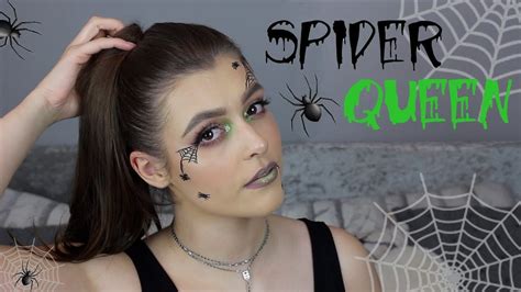 Super Easy Halloween Tutorial Spider Queen Makeup With Meg Youtube