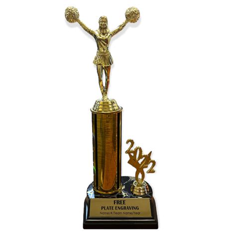 Youth Cheer Trophies Cheer Awards Free Engraved Plate