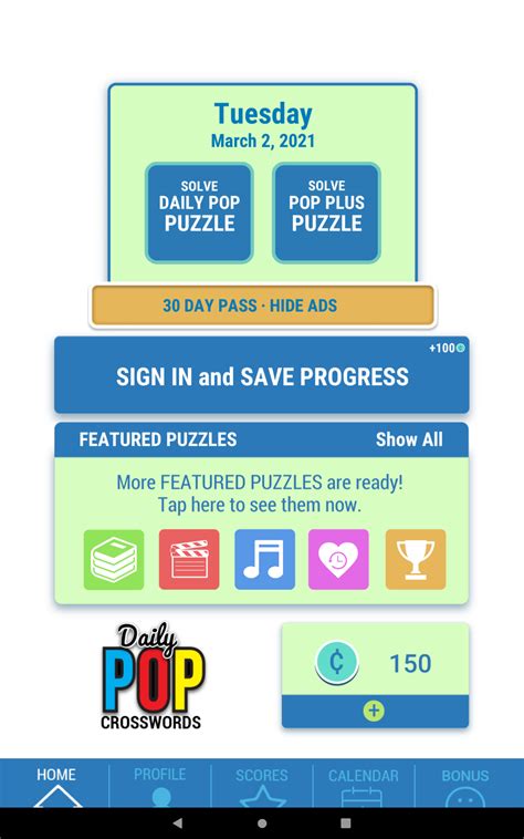 Daily Pop Crosswords Amazon Com Appstore For Android
