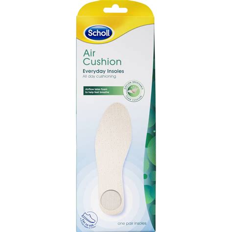 Scholl Air Cushion Shoe Insoles Each Woolworths