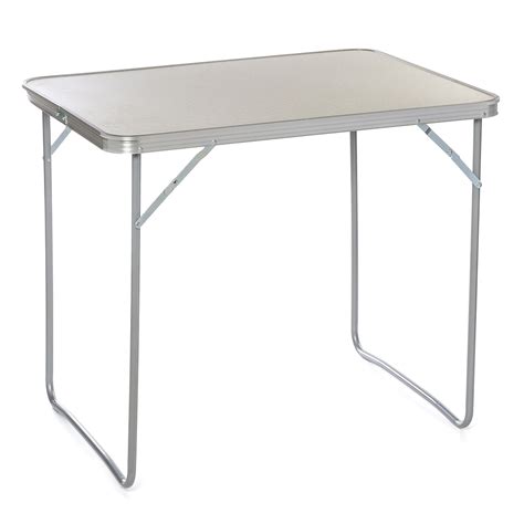 Portable Small Size Folding Aluminum Height Adjustable Table Indoor