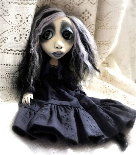 Loopy Ooak Goth Gothic Dark Art Doll Cossima Etsy Art Dolls Dark