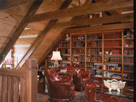 See The Breathtaking Antique Library Inside This Secluded Rustic Cabin