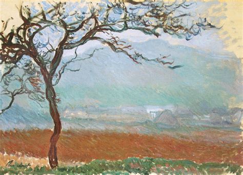 Oscar claude monet was a french artist who started the impressionism in the art culture. Landscape at Giverny - Claude Monet - WikiPaintings.org
