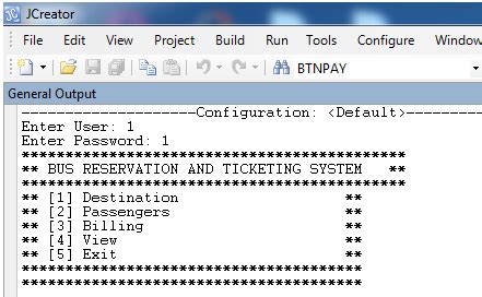 Available for python on mac, windows, & linux. Bus Reservation and Ticketing System (Java Console) | Free Source Code & Tutorials