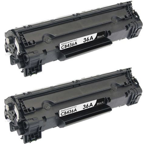 Hp 36a Toner Cartridge Black Cb436a 2 Pack