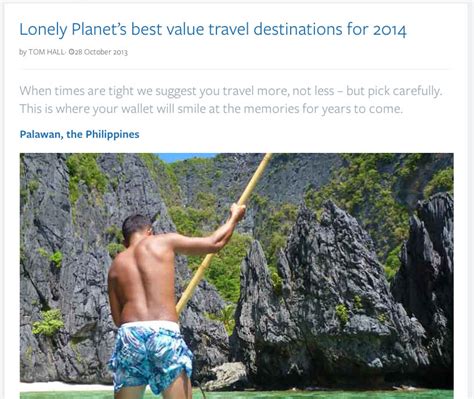 Lonely Planet Palawan Philippine Beach Guide