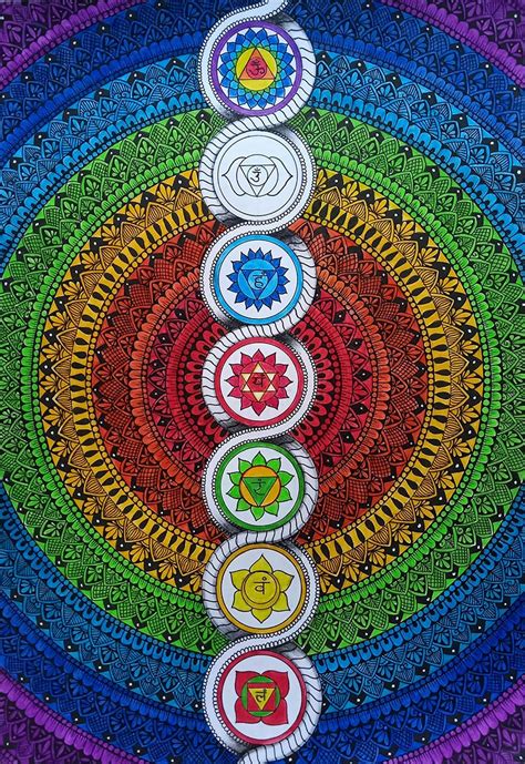 Mandala Art 7 Chakra By Snehlata Kushwaha — Nirmalaculture