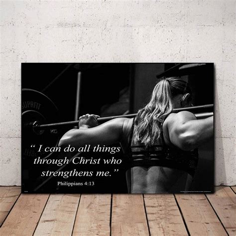 Buy Nfggrf Gym Girl Workout Home Gym Decor Motivational Wall Art